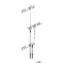 DIAMOND - RH-770 - Antenna Telescopica VHF/UHF HIGH GAIN CONNETTORE BNC 93 cm